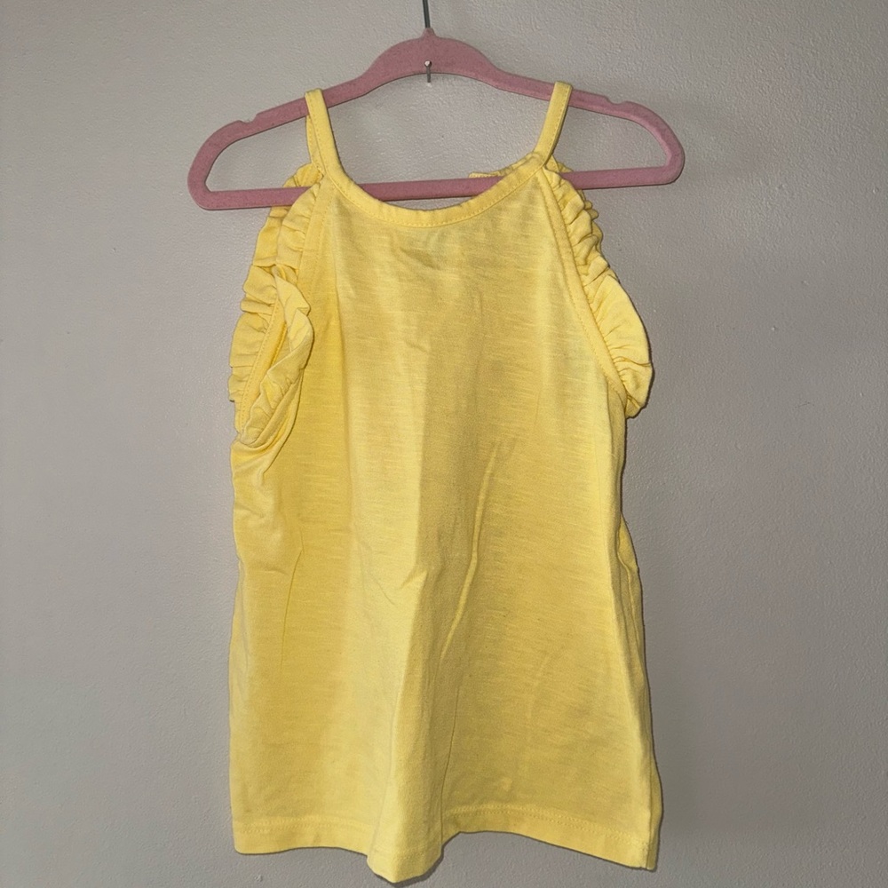 Jessica Simpson, girls yellow tank top size 6X